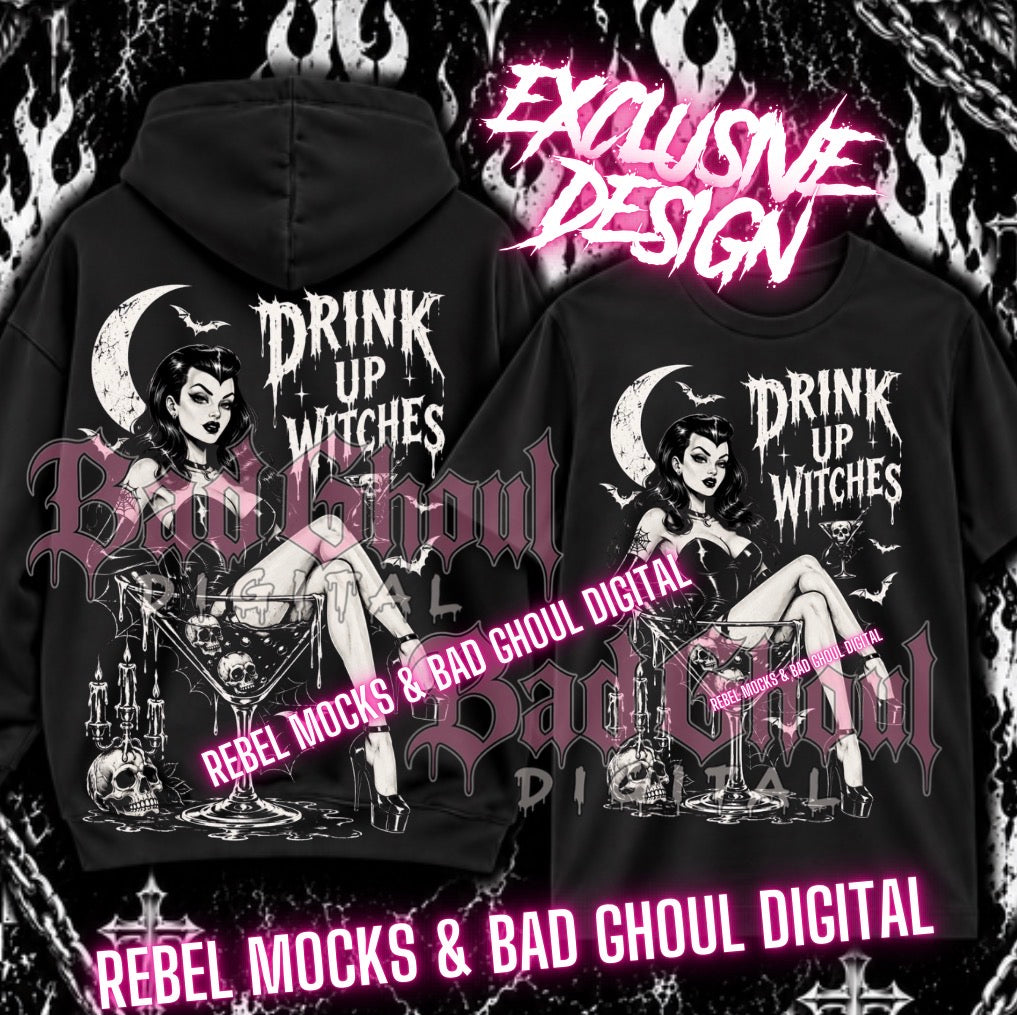 EXCLUSIVE | Drink Up| PNG DOWNLOAD | Black Fabric Only