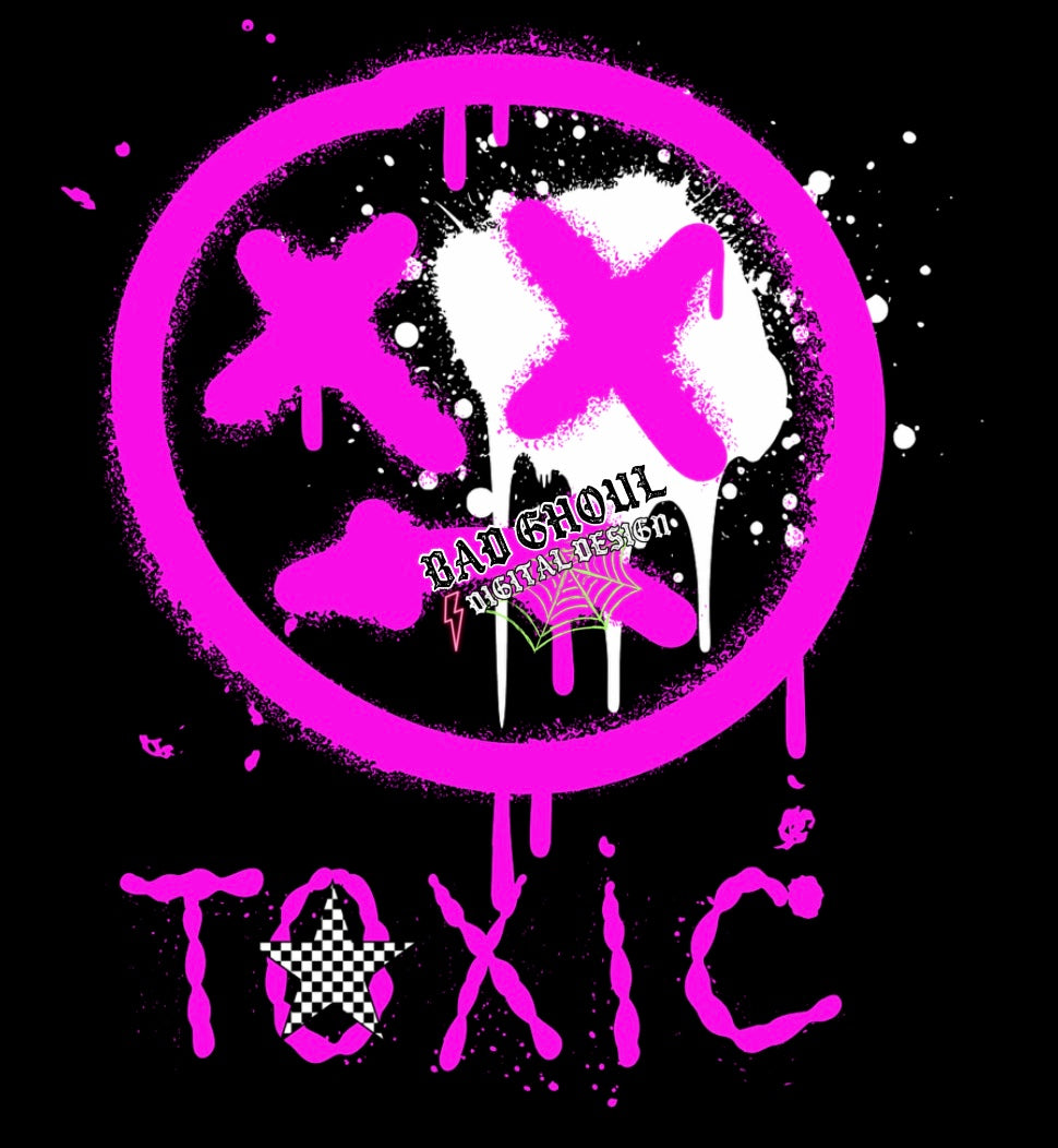 Toxic PNG Digital Download