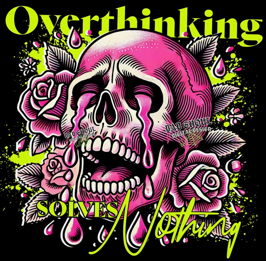 Overthinking PNG download best on black