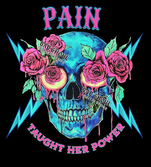 Pain Taught Her PNG Download