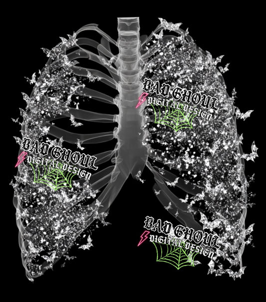 Glitter Batty Ribs PNG DOWNLOAD Black Fab Only