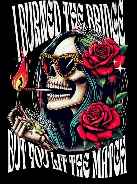 I Burned The Bridge PNG Download