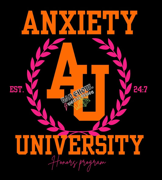 Anxiety University  PNG Download With Sleeve