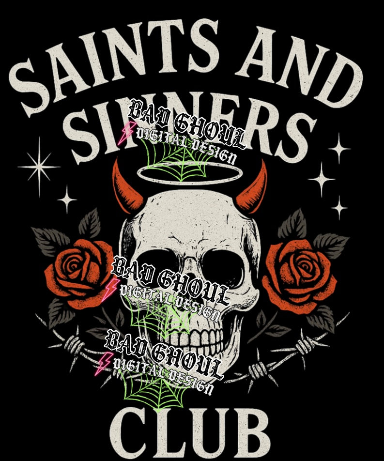 Saints and Sinners PNG DOWNLOAD Black Fab Only