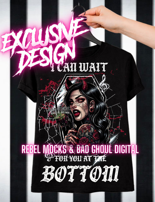 Exclusive| I Can Wait | Black Fab Only  PNG DOWNLOAD