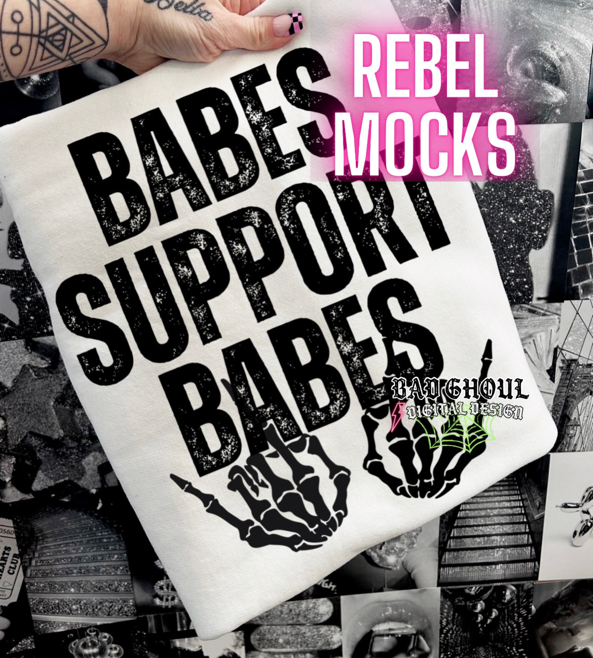 Babes Support Babes PNG Download