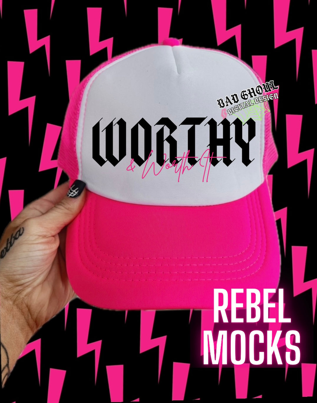 Worthy & Worth It PNG Download