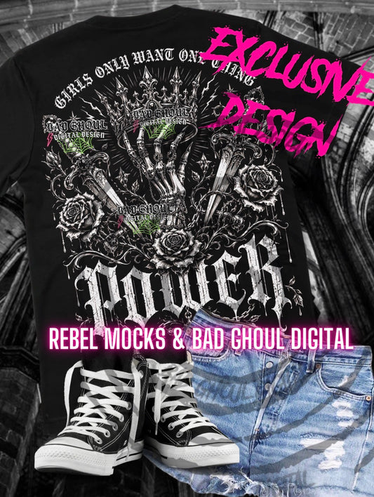 EXCLUSIVE | Power| PNG DOWNLOAD| Black Fabric