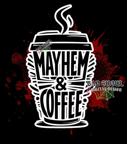 Mayhem & coffee PNG Download