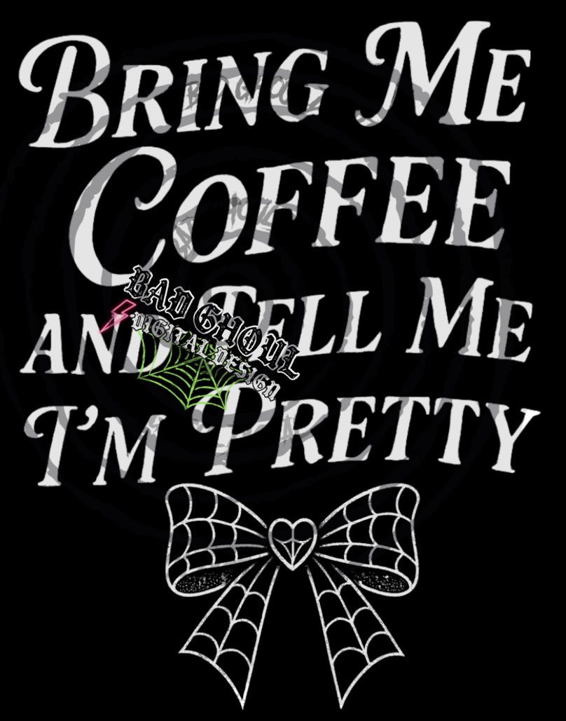 Bring Me Coffee PNG DOWNLOAD Black Fab Only