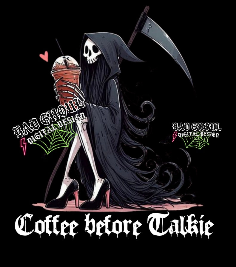 Coffee before talkie PNG Download
