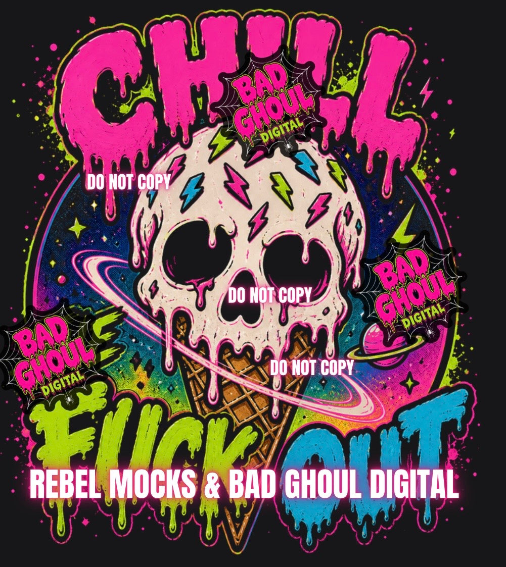 Chill| Black Fabric|PNG DOWNLOAD