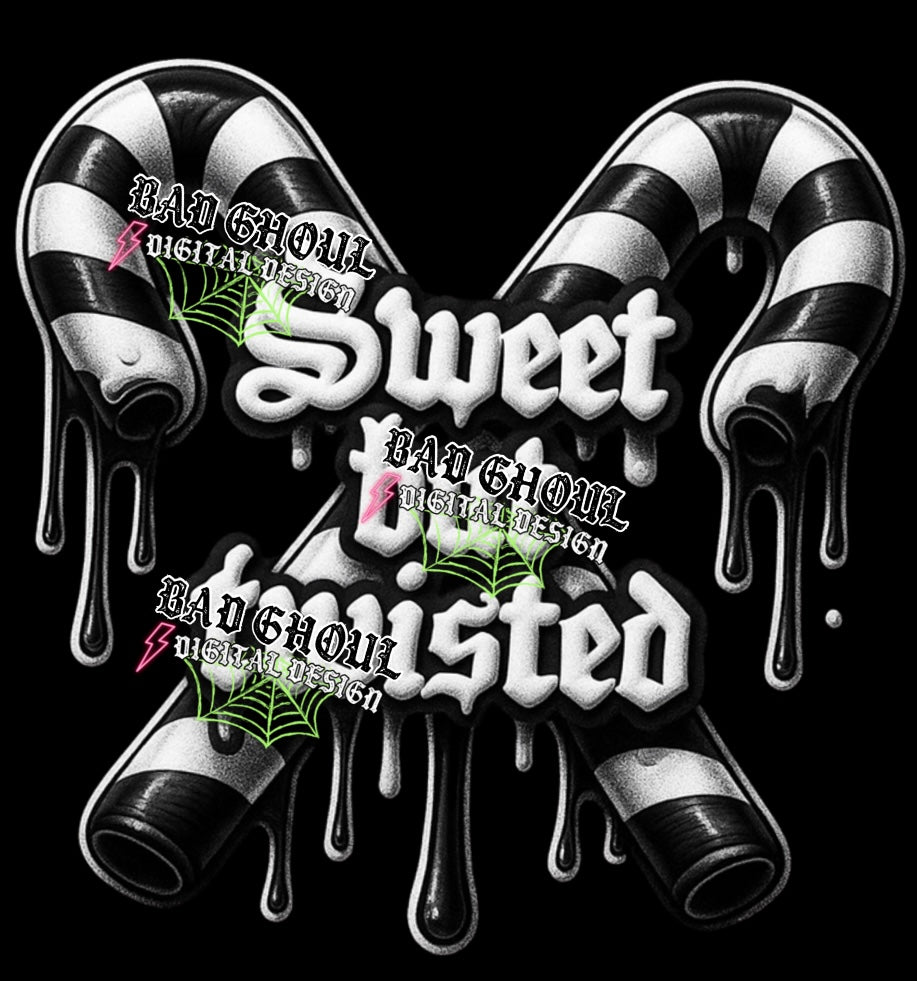 Faux puff sweet but twisted PNG DOWNLOAD Black Fabric Only