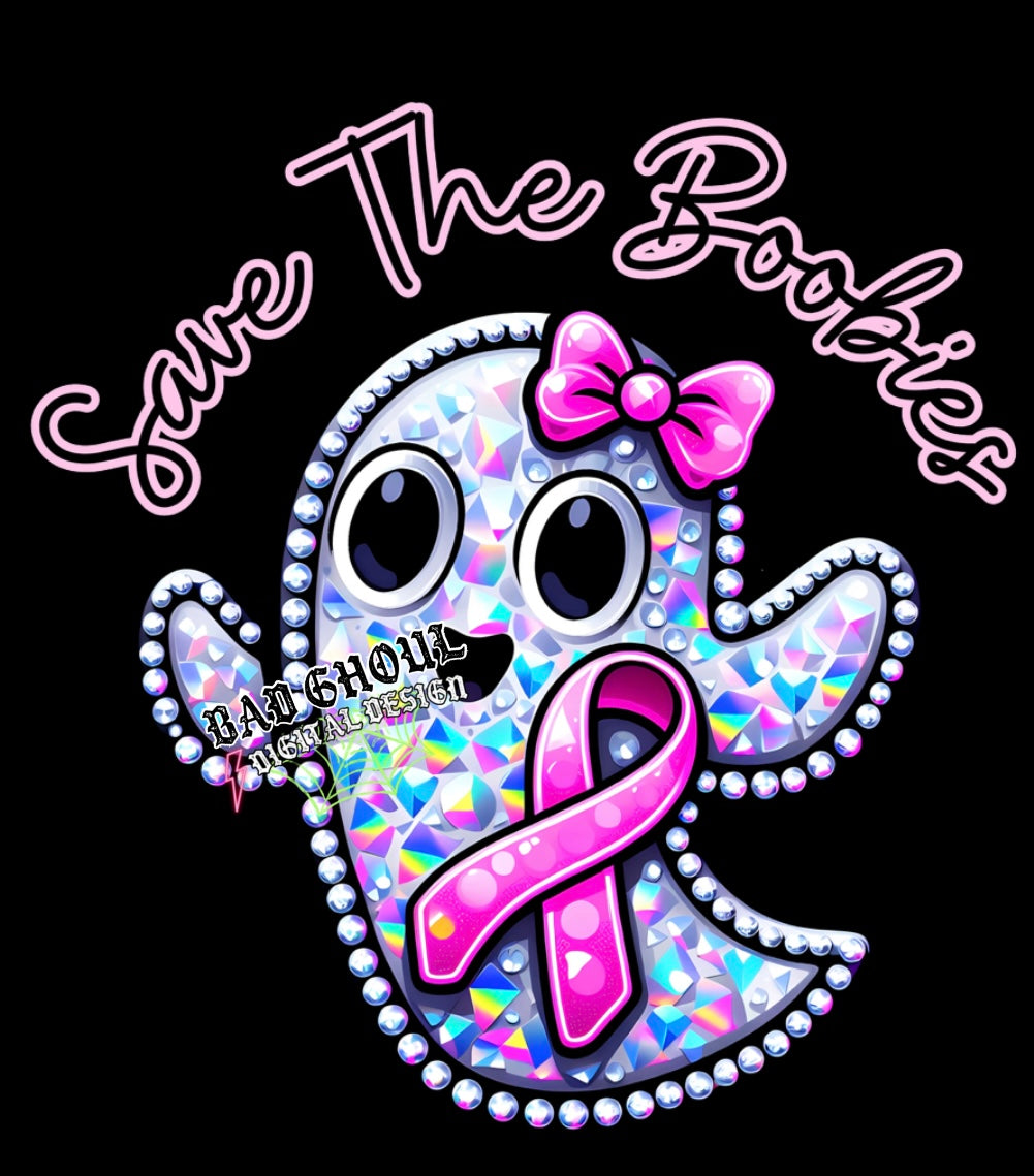 Save The Boobies PNG download