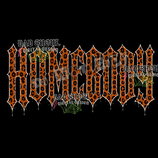 Homebody | PNG DOWNLOAD | Black Fabric Only