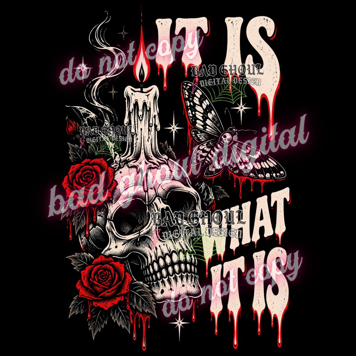 It is what it is | PNG DOWNLOAD BLACK FAB ONLY