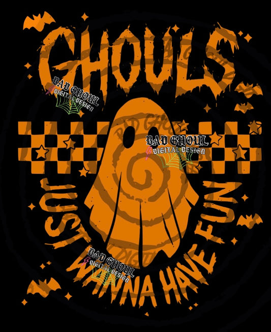 Ghouls Just Wanna Have Fun PNG DOWNLOAD