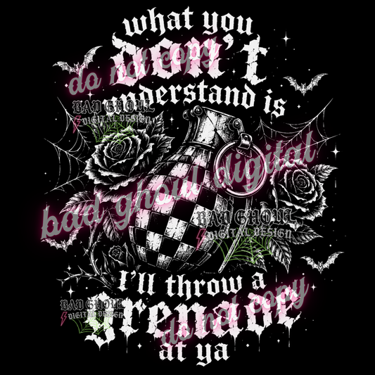 What you don't understand | PNG DOWNLOAD | BLACK FAB ONLY