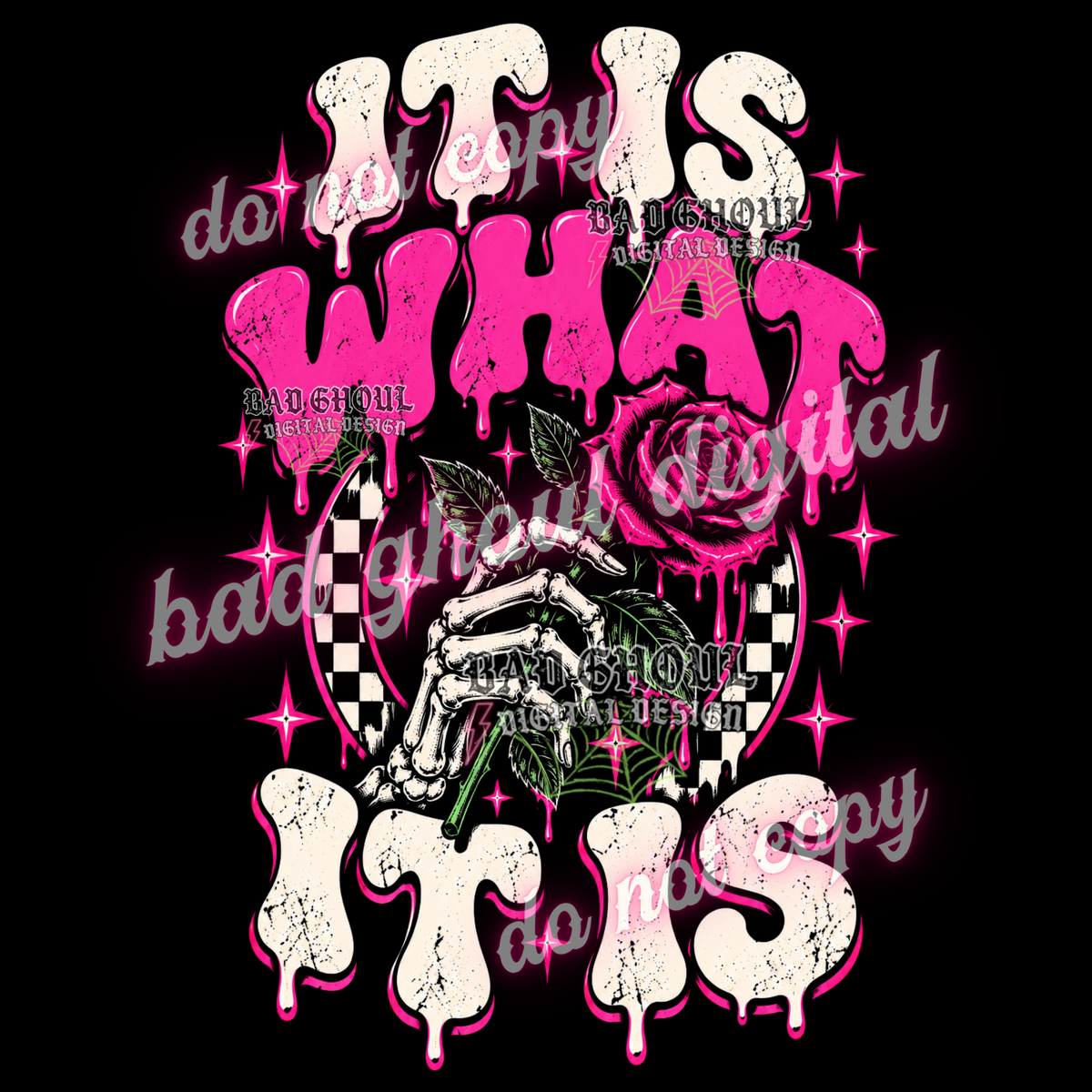 It is what it is | PNG DOWNLOAD BLACK FAB ONLY