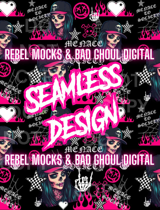 Menace To Society Seamless PNG Download