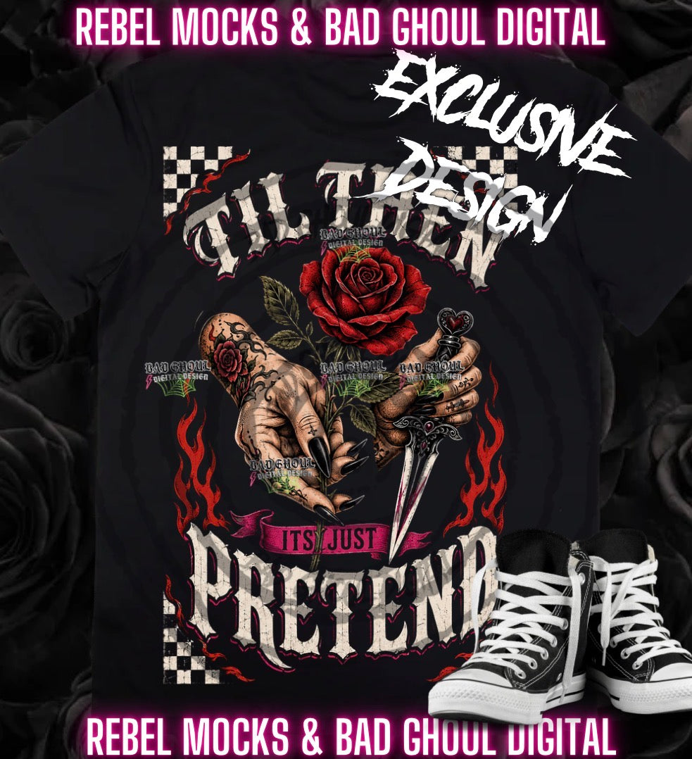 EXCLUSIVE | Pretend | PNG DOWNLOAD| Black Fabric