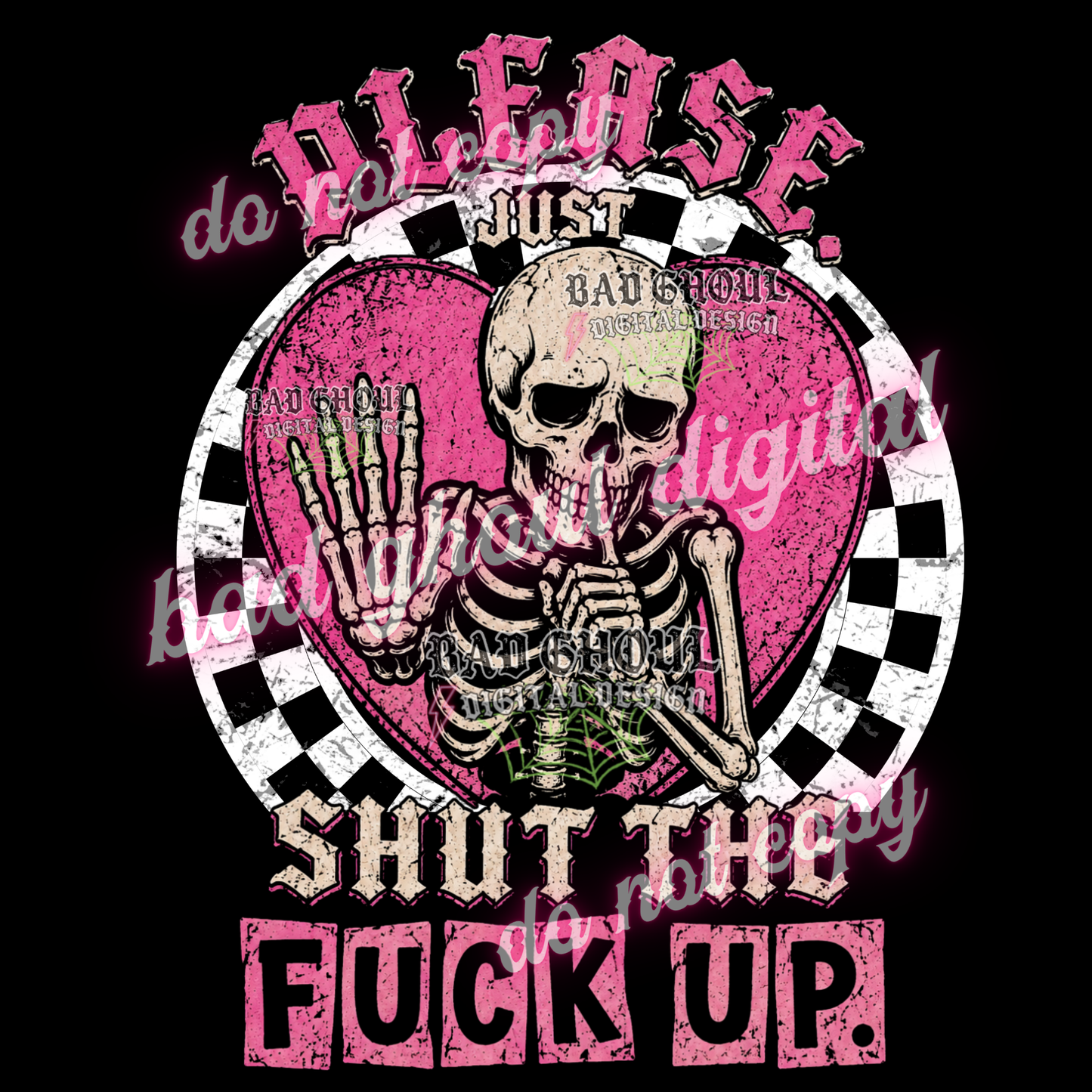 Please just shut the fuck up | PNG DOWNLOAD