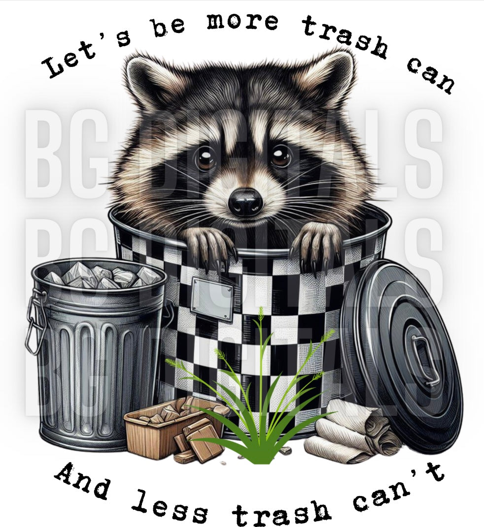 More Trash Can Digital Download PNG Sub and DTF Friendly