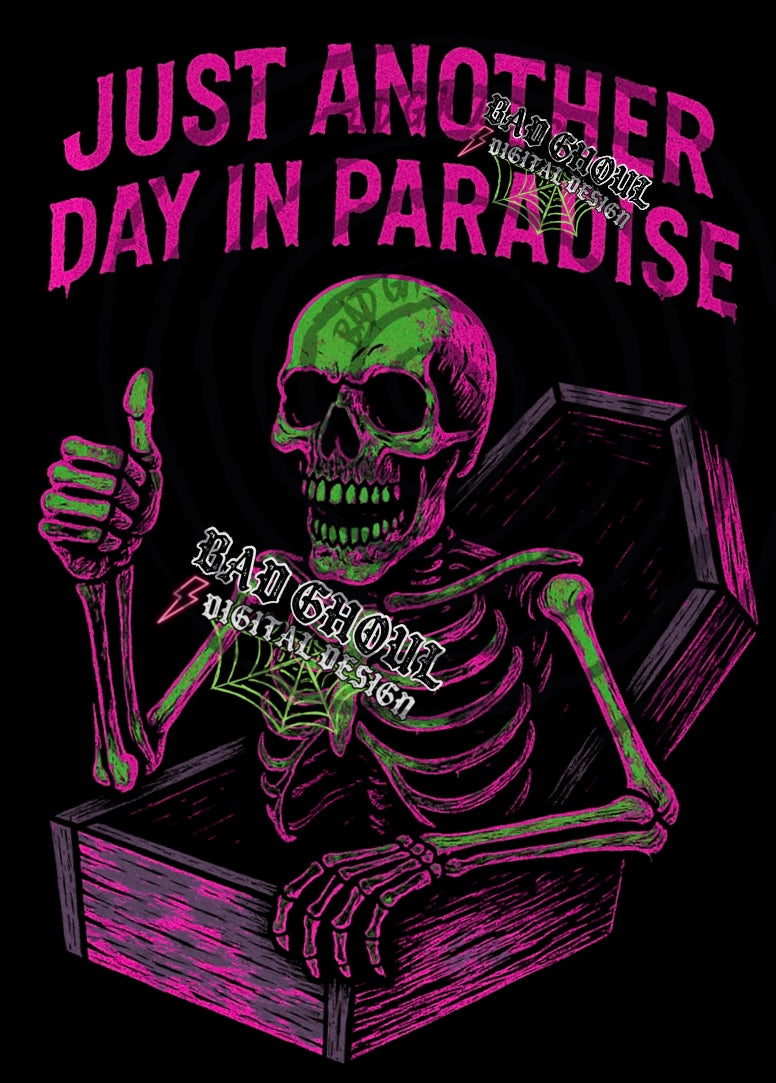 Another Day In Paradise PNG DOWNLOAD Black Fab Only