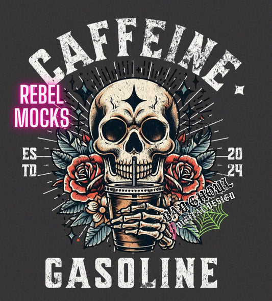 Caffeine & Gasoline PNG Download