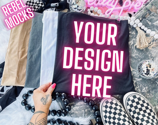 Collage Flat Lay Trending Mock Up Flat Lay