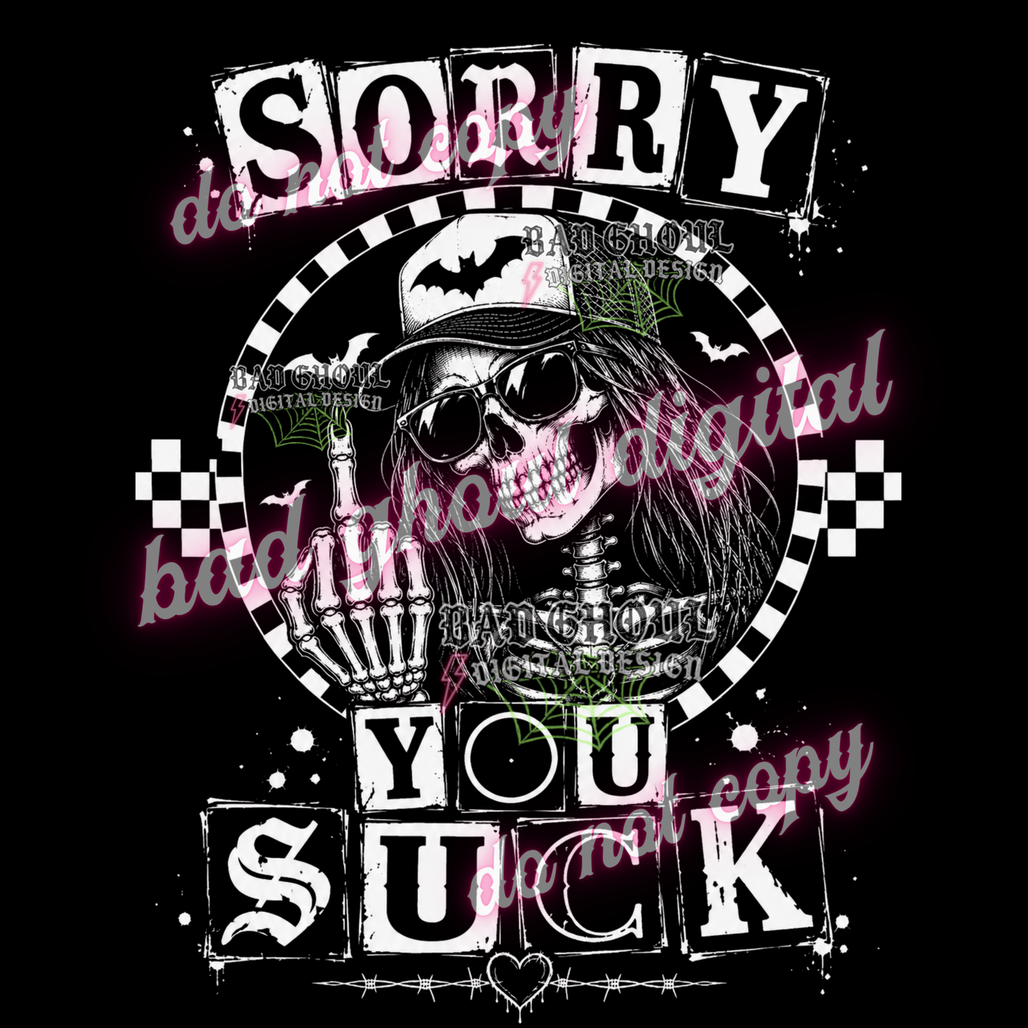 Sorry you suck | PNG DOWNLOAD BLACK FAB ONLY