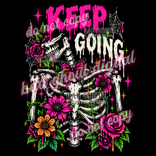 Keep going | PNG DOWNLOAD BLACK FAB ONLY