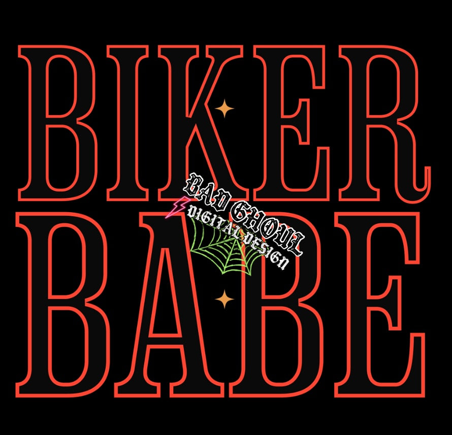 Biker Babe PNG Download