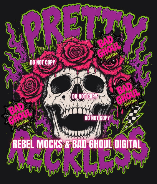 Pretty Reckless| Black Fabric|PNG DOWNLOAD