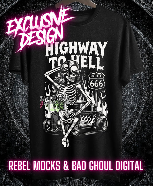Exclusive Highway PNG DOWNLOAD Black Fabric ONLY