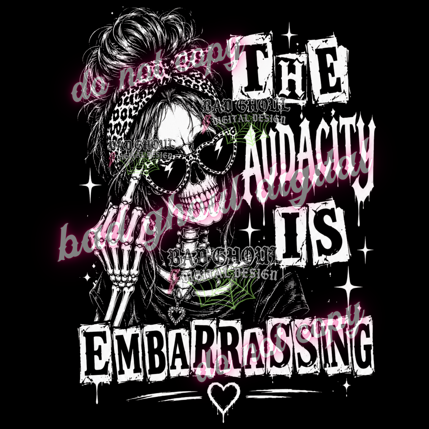 The audacity is embarrassing | 2 | PNG DOWNLOAD BLACK FAB ONLY