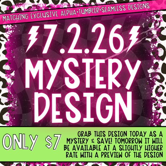 MYSTERY DESIGN | 7-2 | *STORE CREDIT CANNOT BE APPLIED*