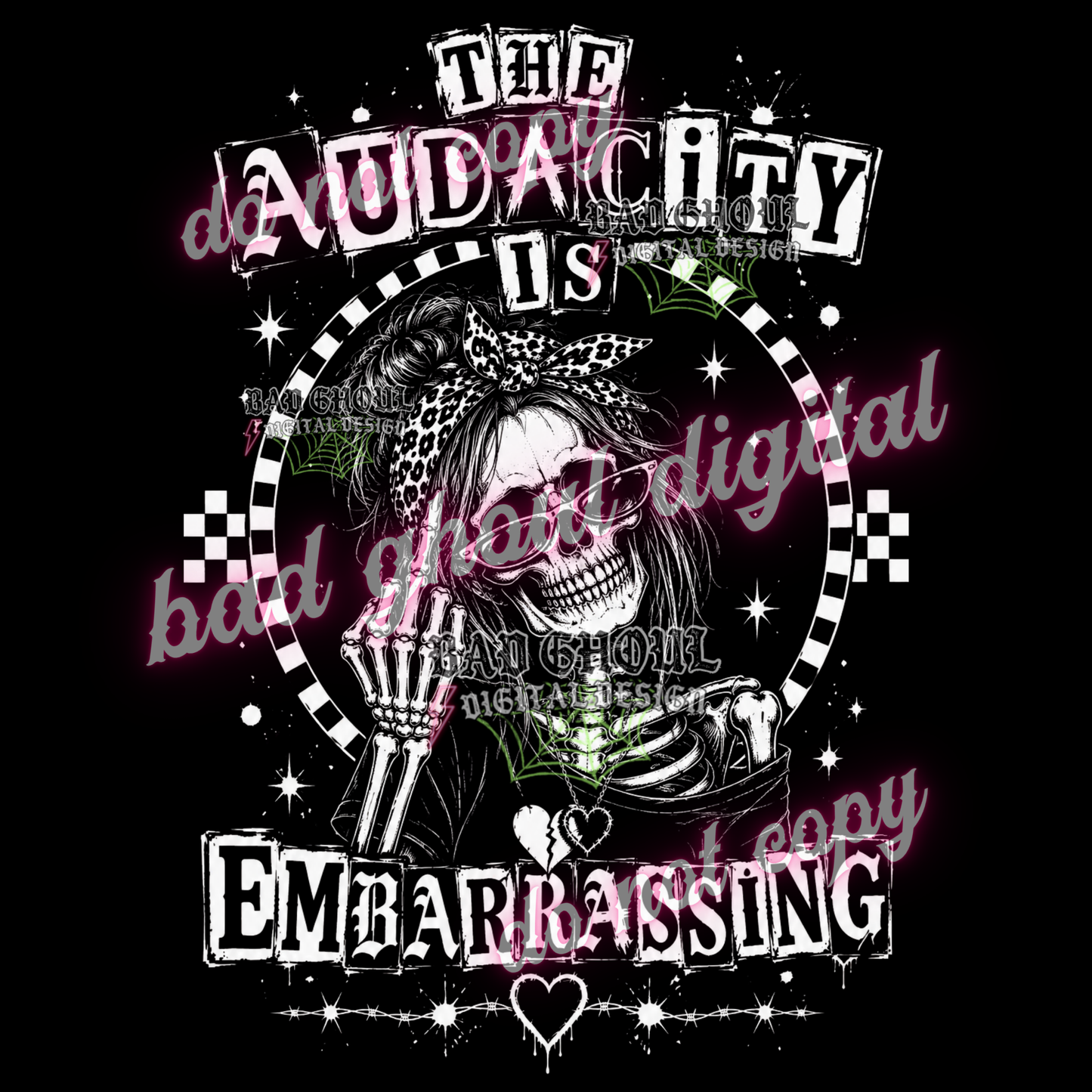The audacity is embarrassing | PNG DOWNLOAD BLACK FAB ONLY