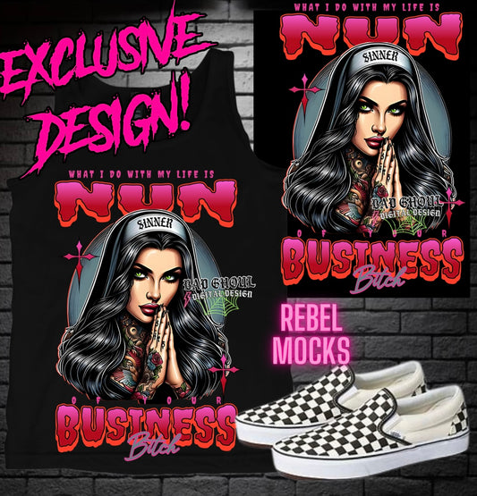 EXCLUSIVE Nun Of Your Business PNG Download