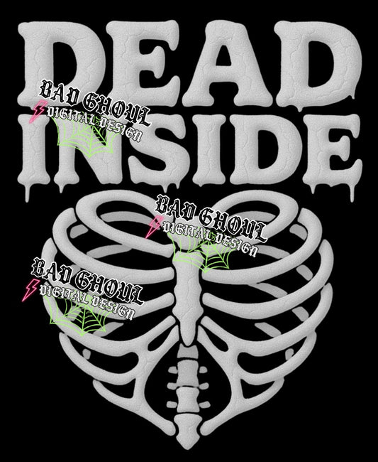 Dead Inside Faux Puff PNG DOWNLOAD