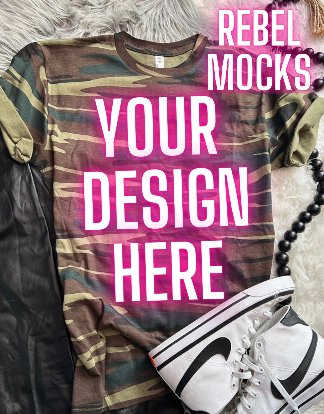 Code Five Camo Tee Flat Lay Mock Up TRENDING