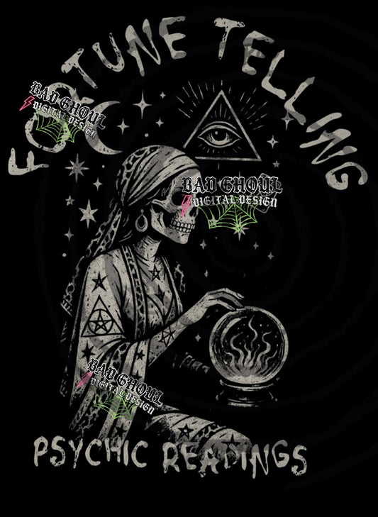 Fortune Telling PNG DOWNLOAD Black Fab Only