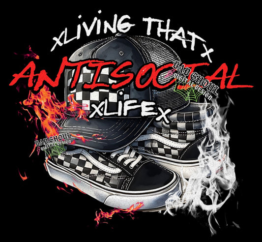Living That Antisocial LIfe PNG Download