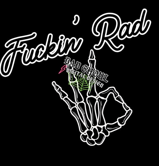 Fuckin Rad PNG Download