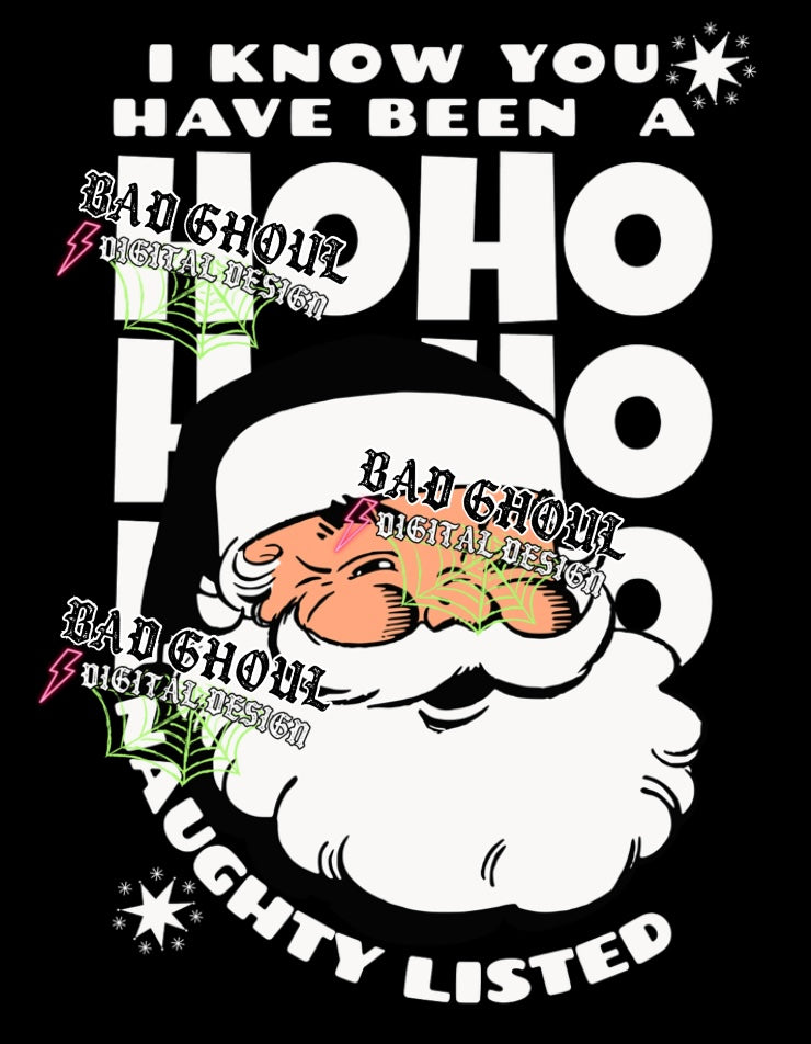 Naughty Listed PNG DOWNLOAD