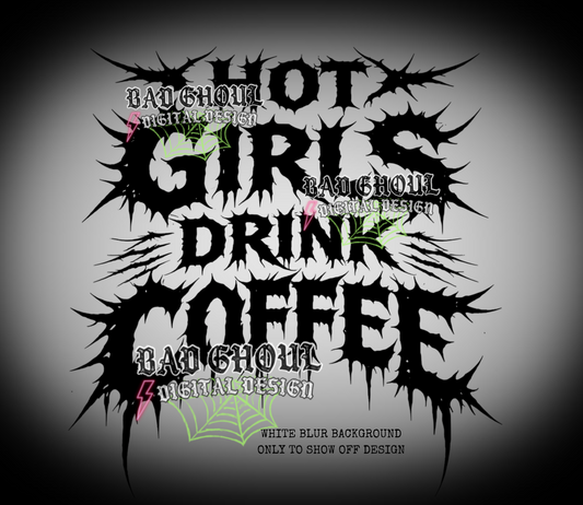 Hot Girls drink coffee |  PNG DOWNLOAD
