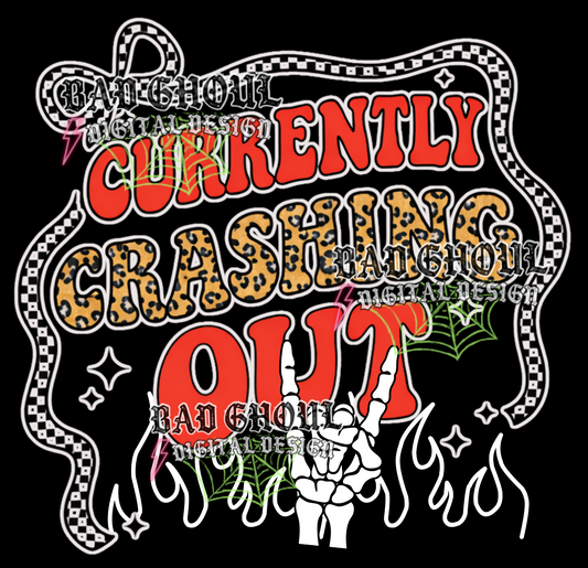 Currently Crashing Out |  PNG DOWNLOAD