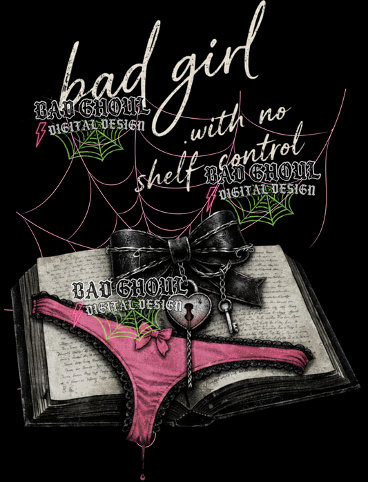 Bad Girl with no shelf control | PNG DOWNLOAD BLACK FAB ONLY
