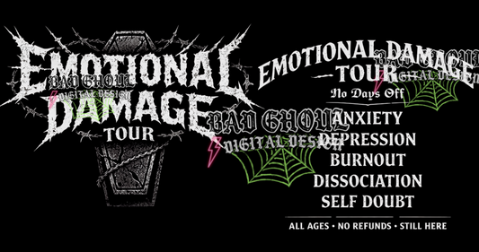 Emotional Damage Tour - Bundle |  PNG DOWNLOAD BLACK FAB ONLY