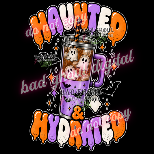 Haunted & Hydrated | PNG DOWNLOAD
